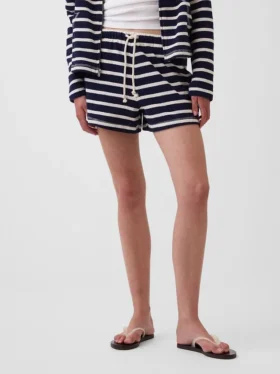 3,5″ Lässige Shorts aus Frottee