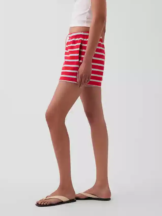 3,5" Lässige Shorts aus Frottee