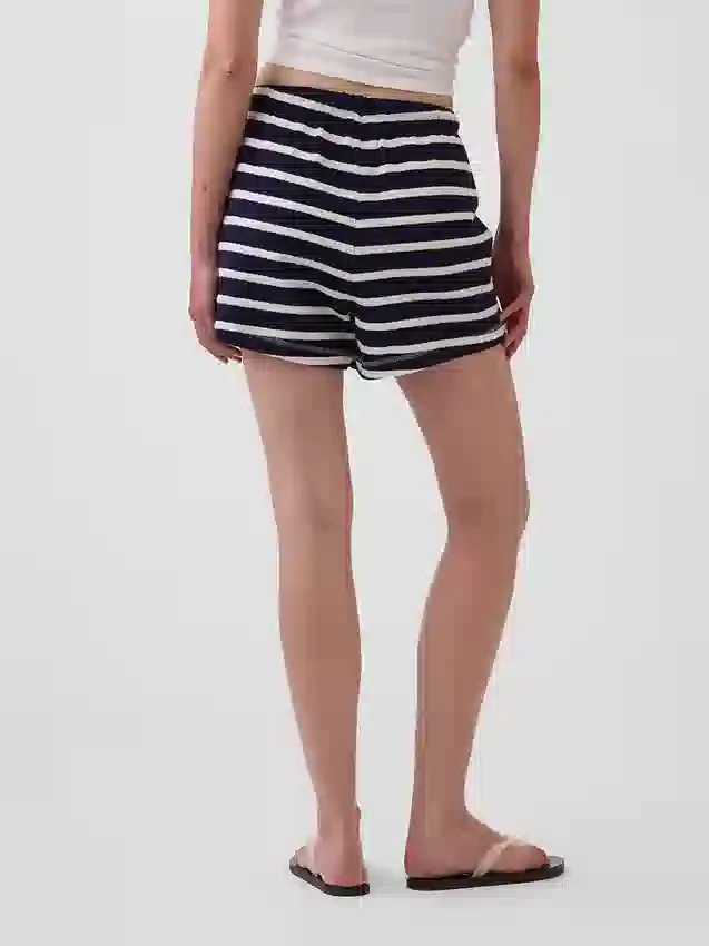 3,5" Lässige Shorts aus Frottee