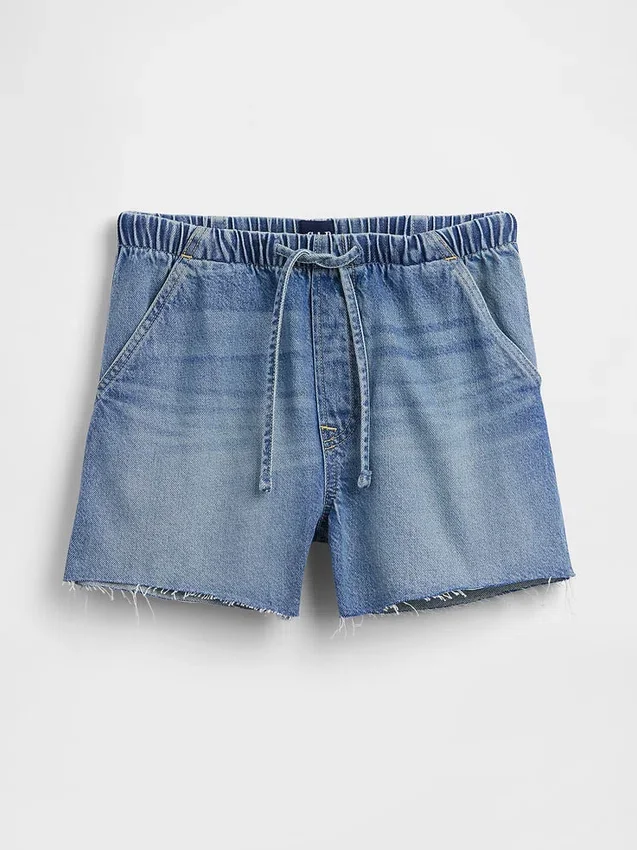 3,5“ tief sitzende, bequeme Jeans-Shorts