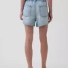 3,5“ ultraweiche, tief sitzende Easy-Denim-Shorts