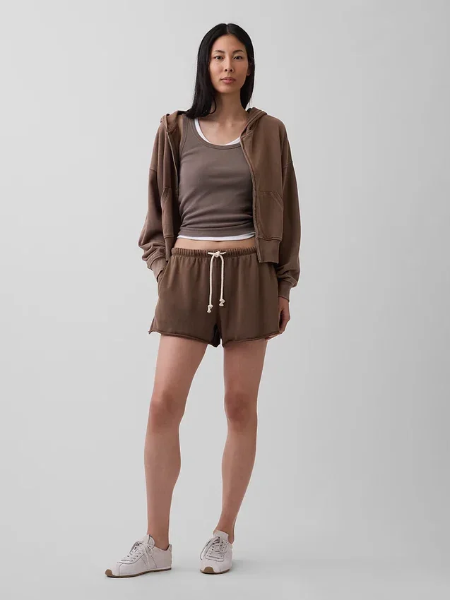 3,5" Vintagesoft Terry Relaxed Sweat-Shorts