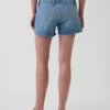 3" Denim-Shorts mit niedriger Leibhöhe