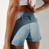 3" Denim-Shorts mit niedriger Leibhöhe