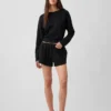 3" Strick-Shorts mit Delfin-Saum