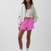 3" Strick-Shorts mit Delfin-Saum