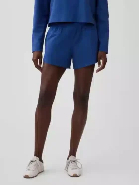 3″ Strick-Shorts mit Delfin-Saum