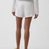 3" Strick-Shorts mit Delfin-Saum