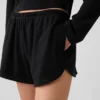 3" Strick-Shorts mit Delfin-Saum