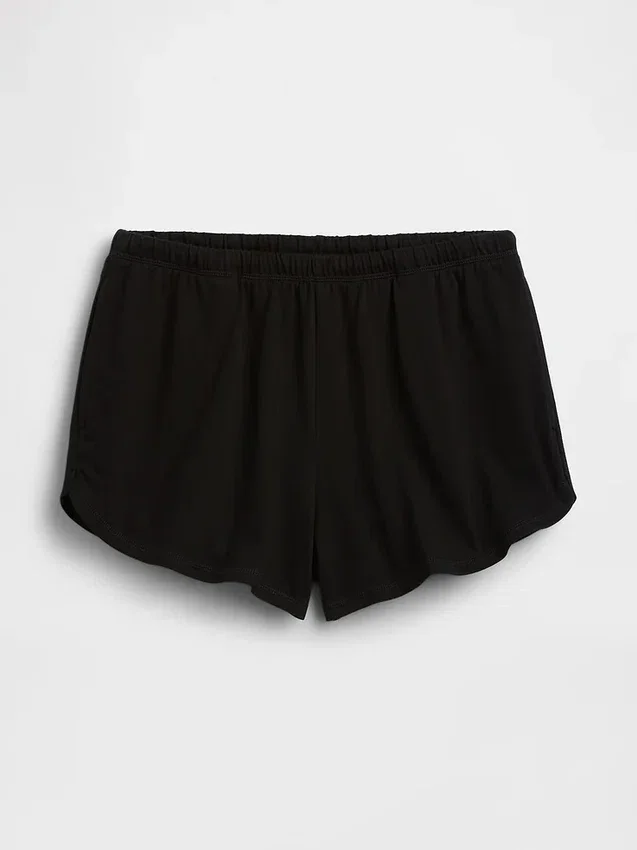 3" Strick-Shorts mit Delfin-Saum