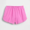 3" Strick-Shorts mit Delfin-Saum
