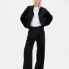 365 High-Rise-Jeanshose aus ultrweichem Denim mit Falten