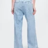 365 High-Rise-Jeanshose aus ultrweichem Denim mit Falten