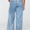 365 High-Rise-Jeanshose aus ultrweichem Denim mit Falten