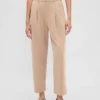 365 Hoch taillierte, gebürstete Twill-Hose mit schmal zulaufendem Bein