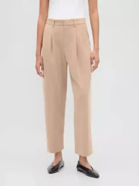 365 Hoch taillierte, gebürstete Twill-Hose mit schmal zulaufendem Bein