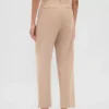 365 Hoch taillierte, gebürstete Twill-Hose mit schmal zulaufendem Bein