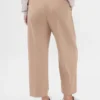 365 Hoch taillierte, gebürstete Twill-Hose mit schmal zulaufendem Bein
