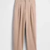 365 Hoch taillierte, gebürstete Twill-Hose mit schmal zulaufendem Bein