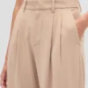 365 Hoch taillierte, gebürstete Twill-Hose mit schmal zulaufendem Bein