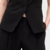 365 Hose mit niedriger Leibhöhe, Falten und weitem Bein