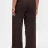 365 Low-Rise-Hose aus gebürstetem Twill mit Falten
