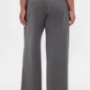 365 Low-Rise-Hose aus gebürstetem Twill mit Falten