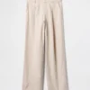 365 Low-Rise-Hose aus Leinenmischung