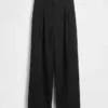 365 Plisseehose mit hoher Leibhöhe