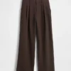 365 Plisseehose mit hoher Leibhöhe