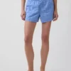 4" Boxershorts aus Seersucker mit Karomuster