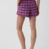 4" Boxershorts aus Seersucker mit Karomuster