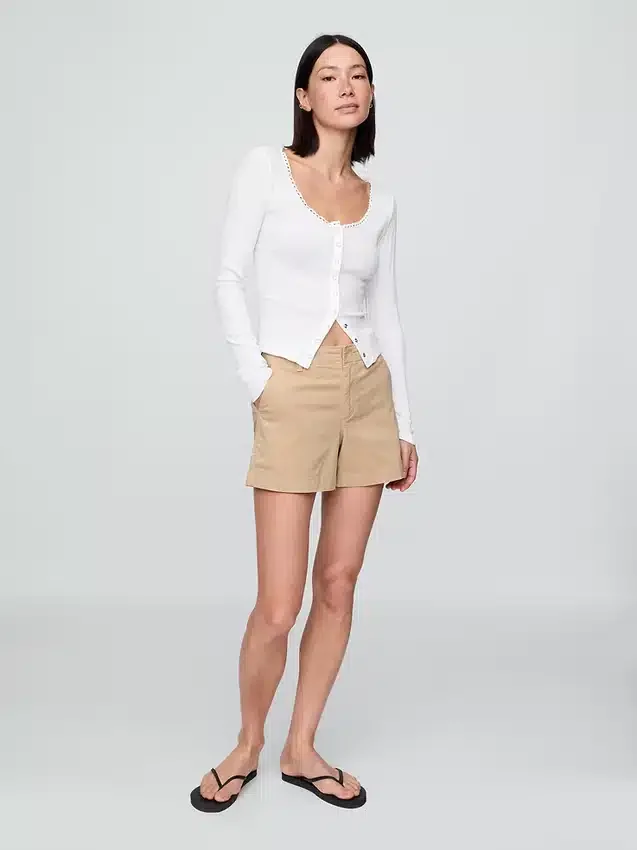 4" Downtown Khaki-Shorts