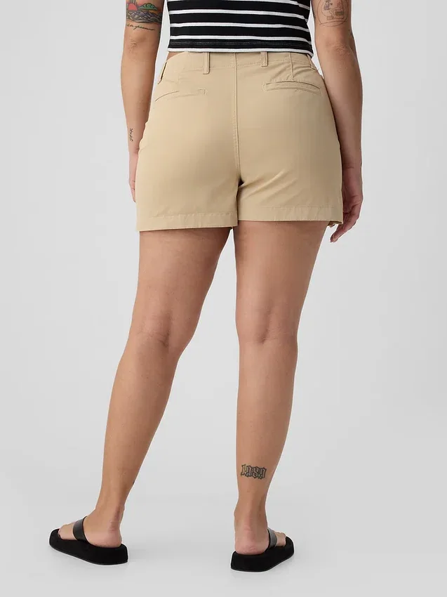 4" Downtown Khaki-Shorts