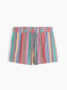 4" Easy-Shorts aus Baumwollgaze mit mittlerer Leibhöhe