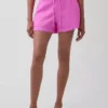 4" Easy-Shorts aus Baumwollgaze mit mittlerer Leibhöhe
