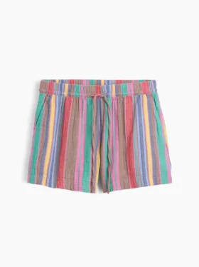 4″ Easy-Shorts aus Baumwollgaze mit mittlerer Leibhöhe