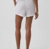 4" Easy-Shorts aus Baumwollgaze mit mittlerer Leibhöhe