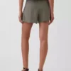 4" Easy-Shorts aus Baumwollgaze mit mittlerer Leibhöhe
