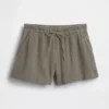 4" Easy-Shorts aus Baumwollgaze mit mittlerer Leibhöhe