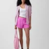 4" Easy-Shorts aus Baumwollgaze mit mittlerer Leibhöhe