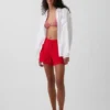 4" Easy-Shorts aus Baumwollgaze mit mittlerer Leibhöhe