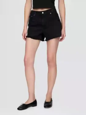 4″ Mid Rise, ultraweiche, locker sitzende Shorts mit abgeschnittenem Saum