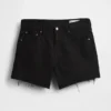 4" Mid Rise, ultraweiche, locker sitzende Shorts mit abgeschnittenem Saum
