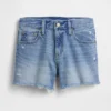 4" Mid Rise, ultraweiche, locker sitzende Shorts mit abgeschnittenem Saum