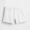 4" Mid Rise, ultraweiche, locker sitzende Shorts mit abgeschnittenem Saum