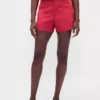 4" Shorts aus Leinenmischung mit mittlerer Leibhöhe