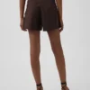 4" Shorts aus Leinenmischung mit mittlerer Leibhöhe