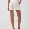 4" Shorts aus Leinenmischung mit mittlerer Leibhöhe