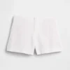 4" Shorts aus Leinenmischung mit mittlerer Leibhöhe